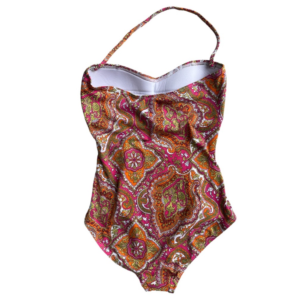 Tommy Bahama Paisley Bandeau One Piece Swimsuit - Picture 6 of 10